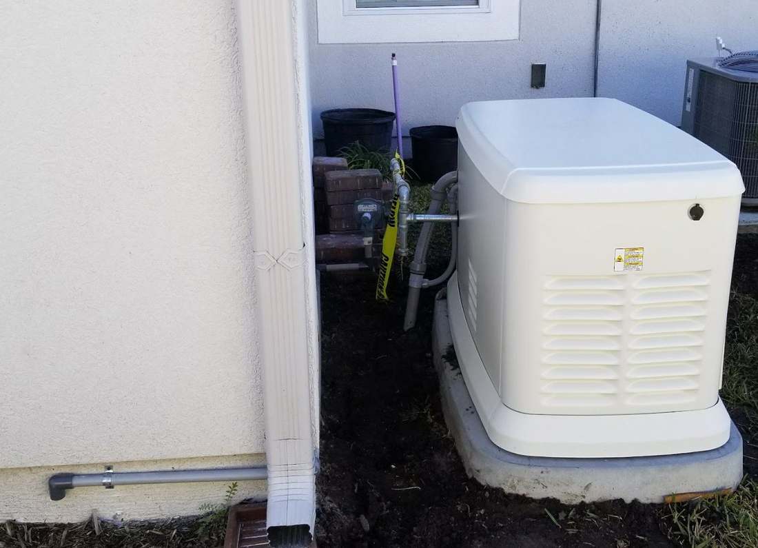 Standby generator hookup — Alpha Gas Services, Jacksonville FL