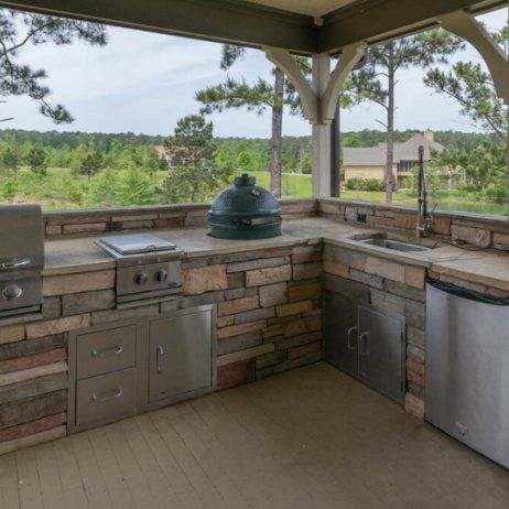 Outdoor summer kitchen gas line — Alpha Gas Services, Jacksonville FL