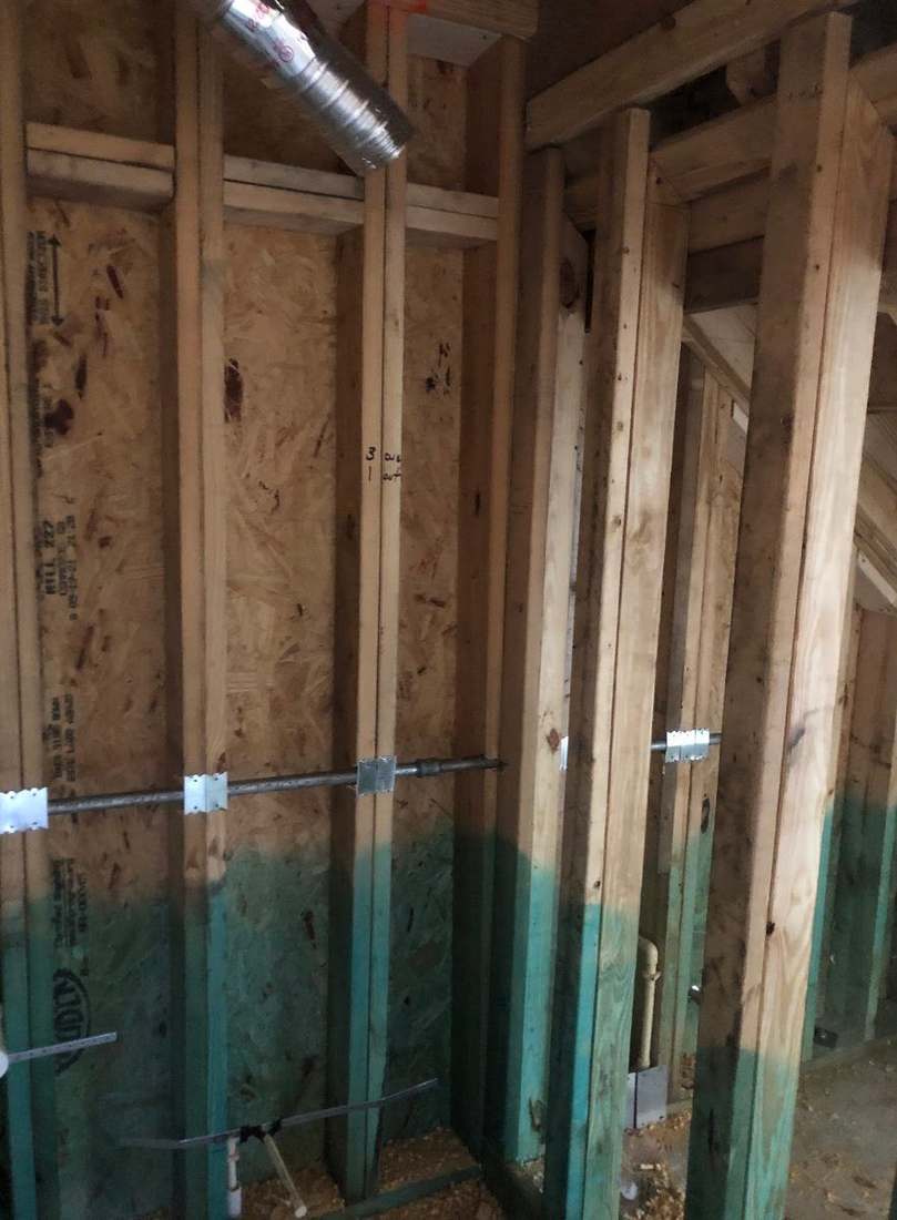 New construction rough-in — Alpha Gas Services, Jacksonville FL